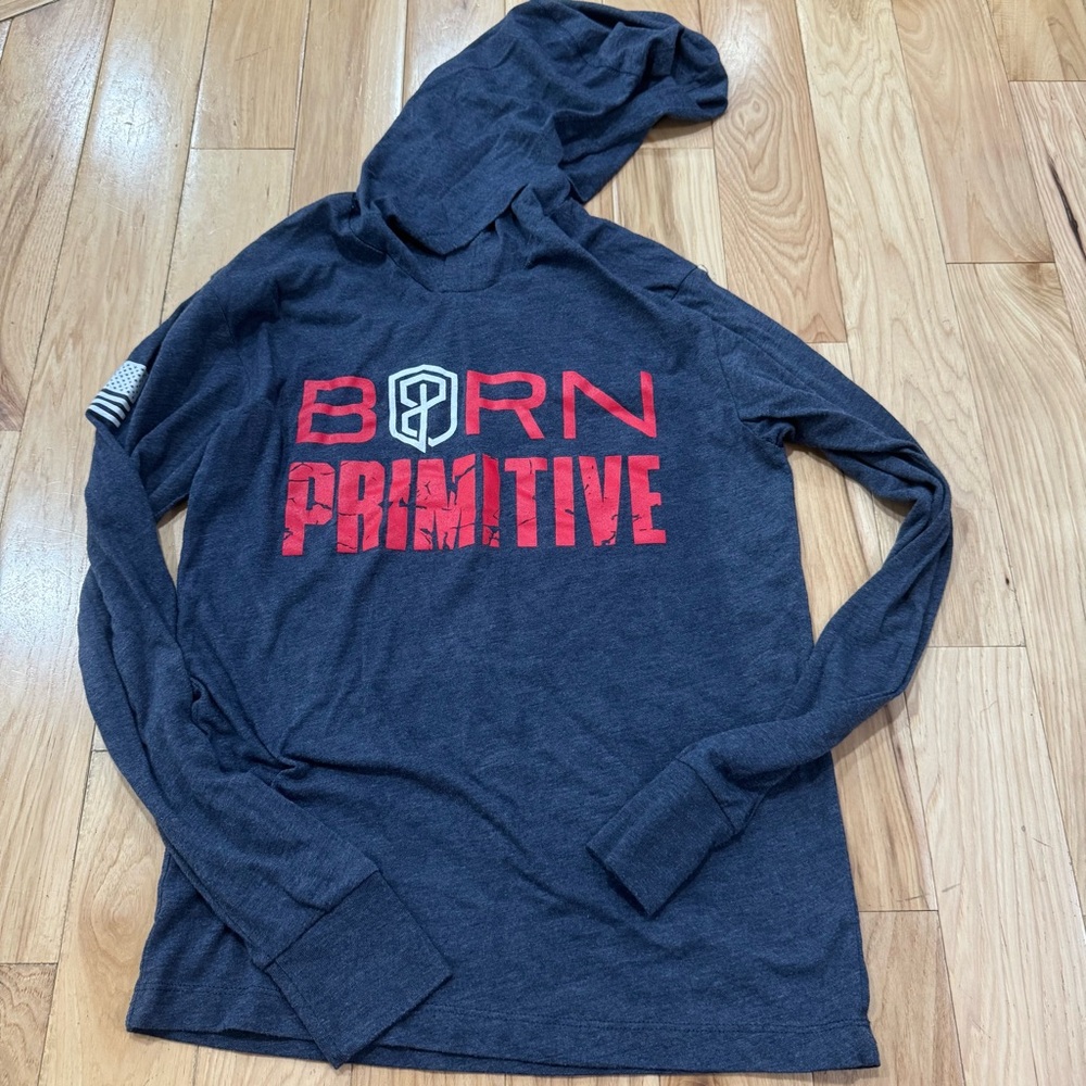 Born Primitive Size XS Navy Hoodie Shirt